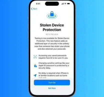 游仙苹果授权维修店分享被盗设备保护功能开启方法 