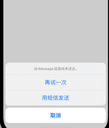 游仙apple维修iPhone上无法正常发送iMessage信息